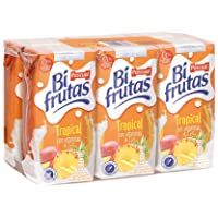Bifrutas Zumo de Frutas Tropical - Pack de 6 x 20 cl - Total: 1-2 l
